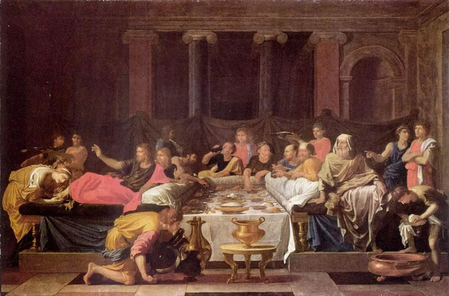 Boten eller Måltidet hos Simon - Nicolas Poussin