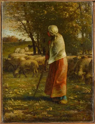 Den lille gjeteren - Jean-François Millet