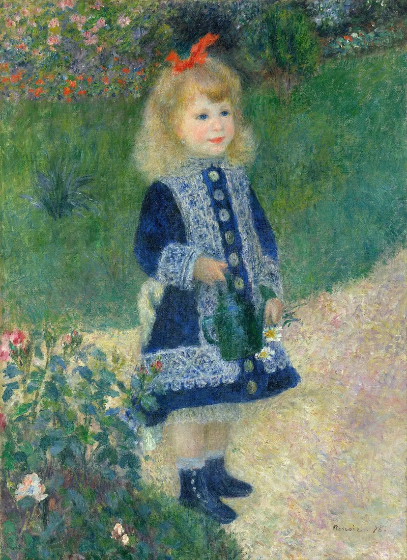 Den lille jenta med vannkanne - Pierre-Auguste Renoir