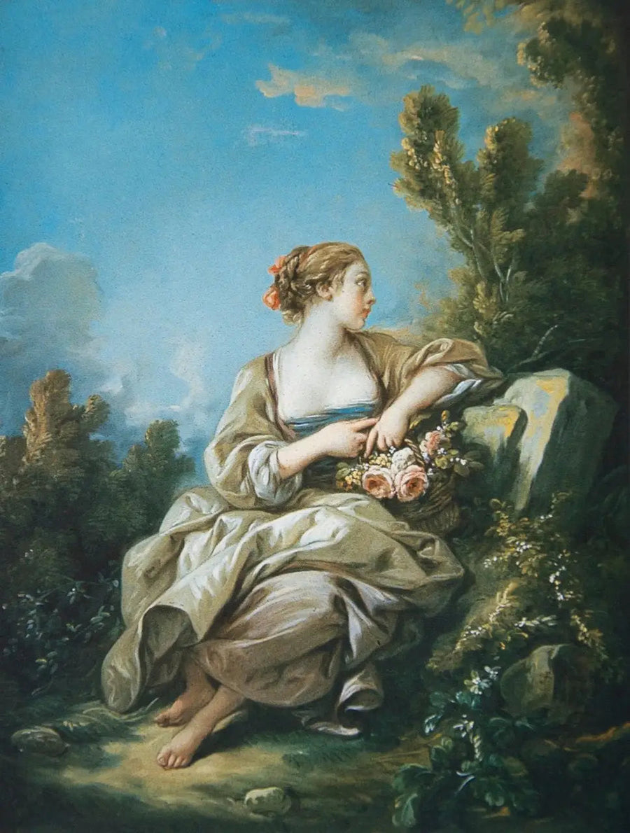 Den lille blomsterkassen - François Boucher