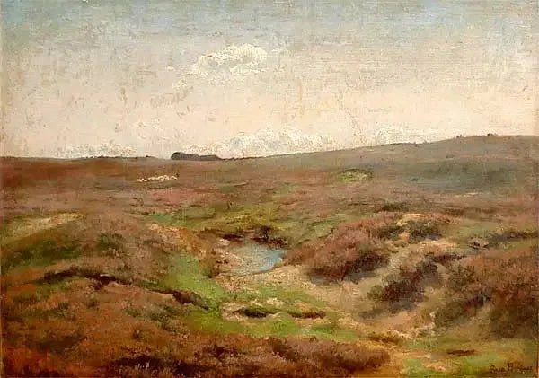Den lille hesten på sletten og saueflokken - Rosa Bonheur