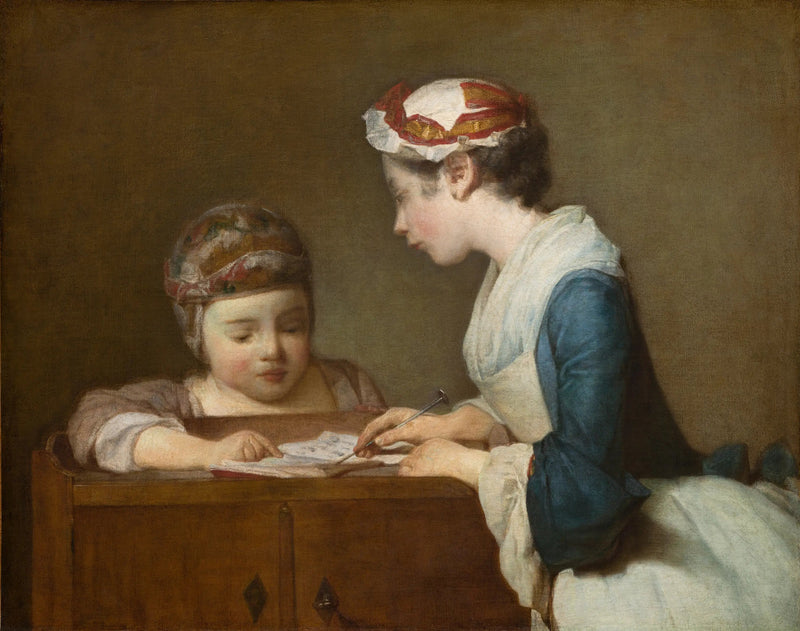 Den lille skolelæreren - Jean Siméon Chardin