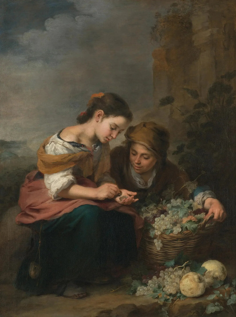 Den lille fruktforhandleren - Bartolomé Esteban Murillo

Source:
La petite marchande de fruits - Bartolomé Esteban Murillo