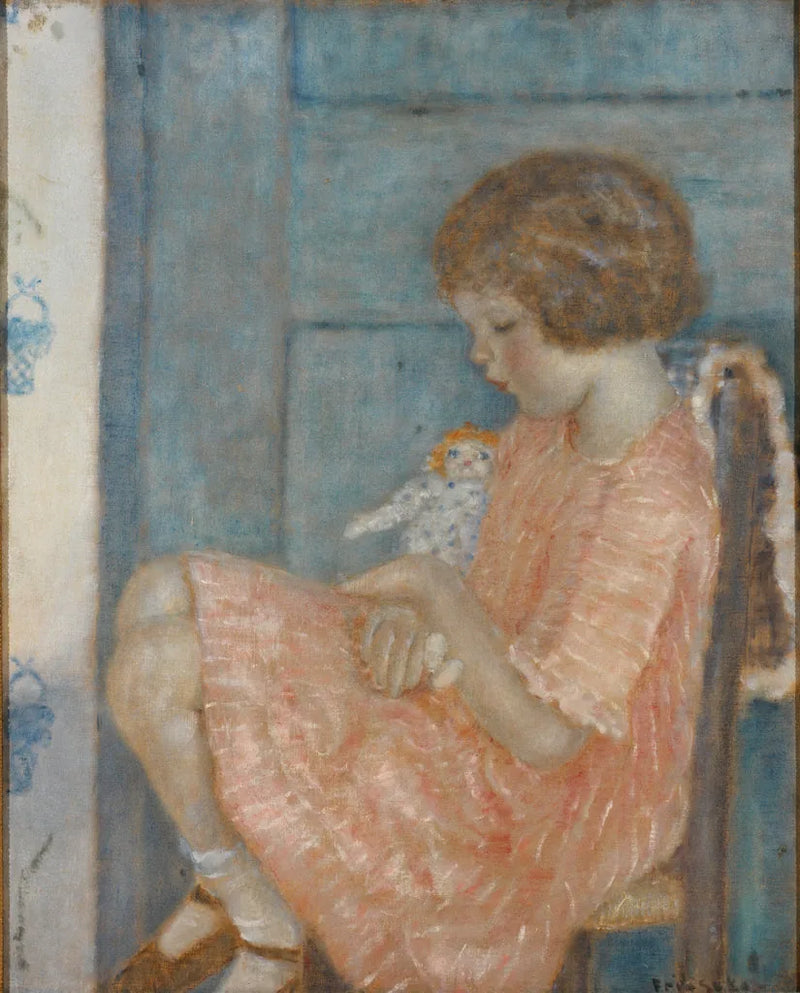Den lille mor (La Petite Mère) - Frederick Carl Frieseke