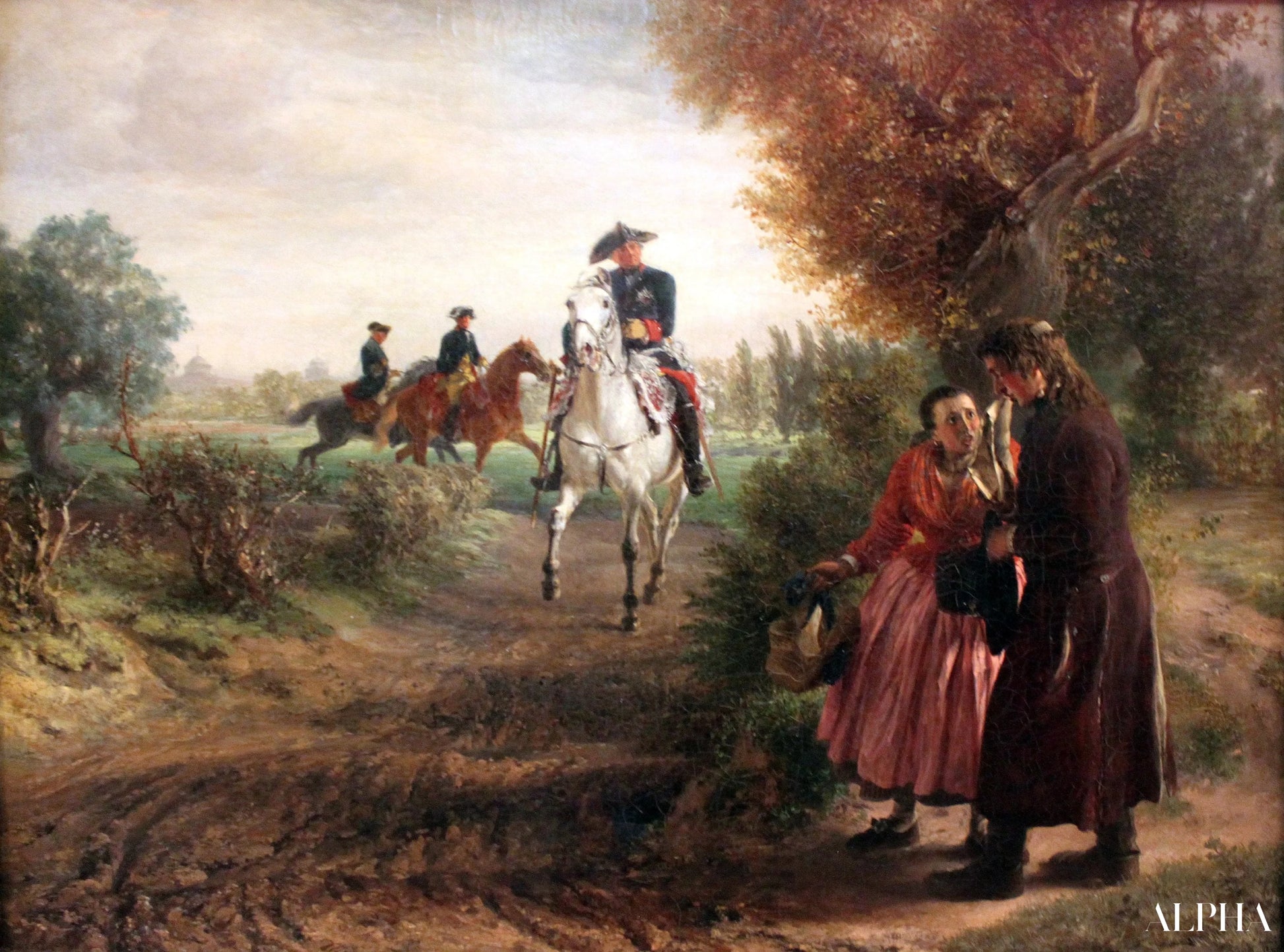Reproduction du tableau « La pétition - Adolph von Menzel » par Alpha Reproduction en peinture à l’huile