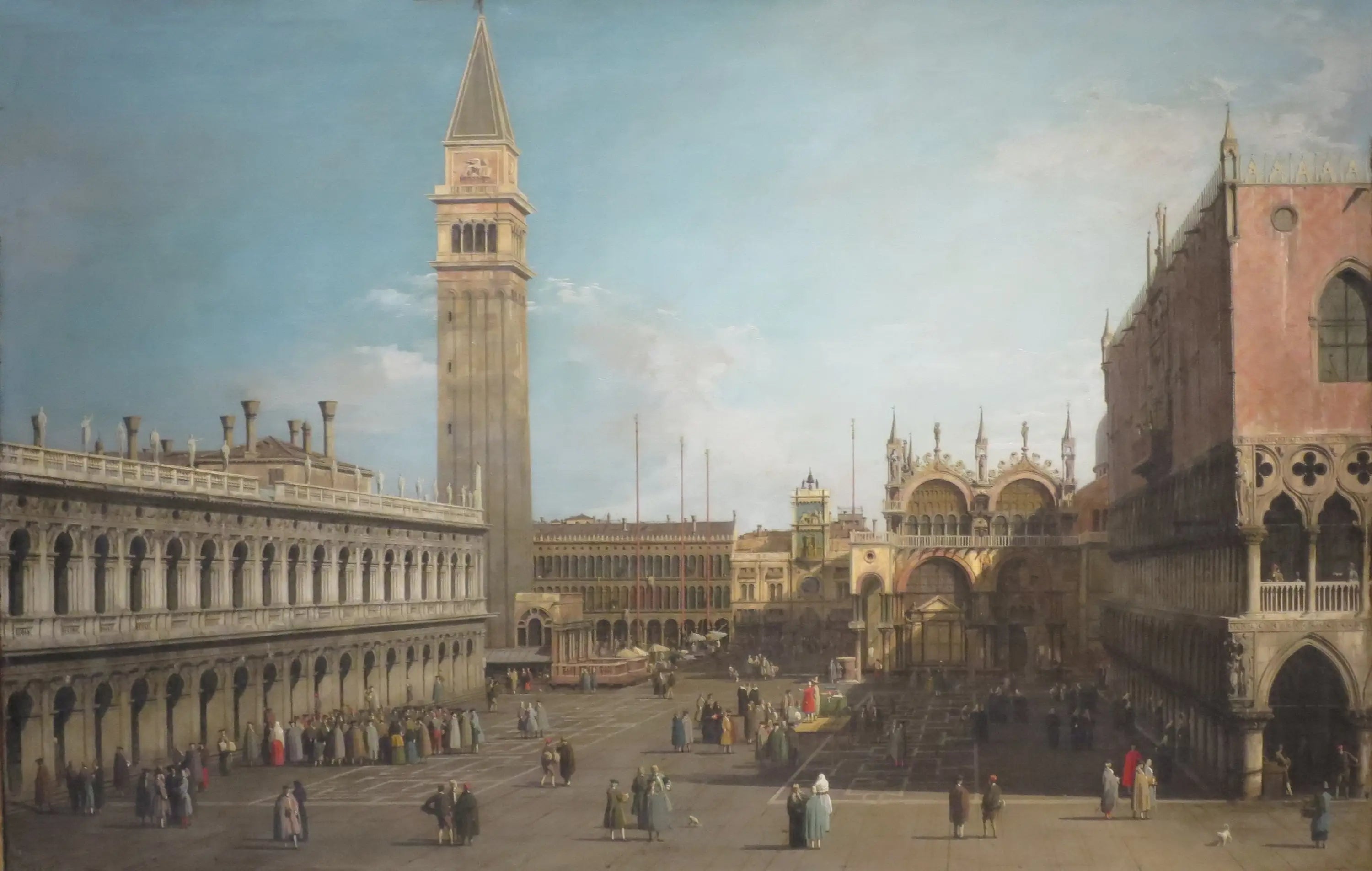 La Piazzetta Venise vers le Nord - Canaletto - Alpha Reproduction