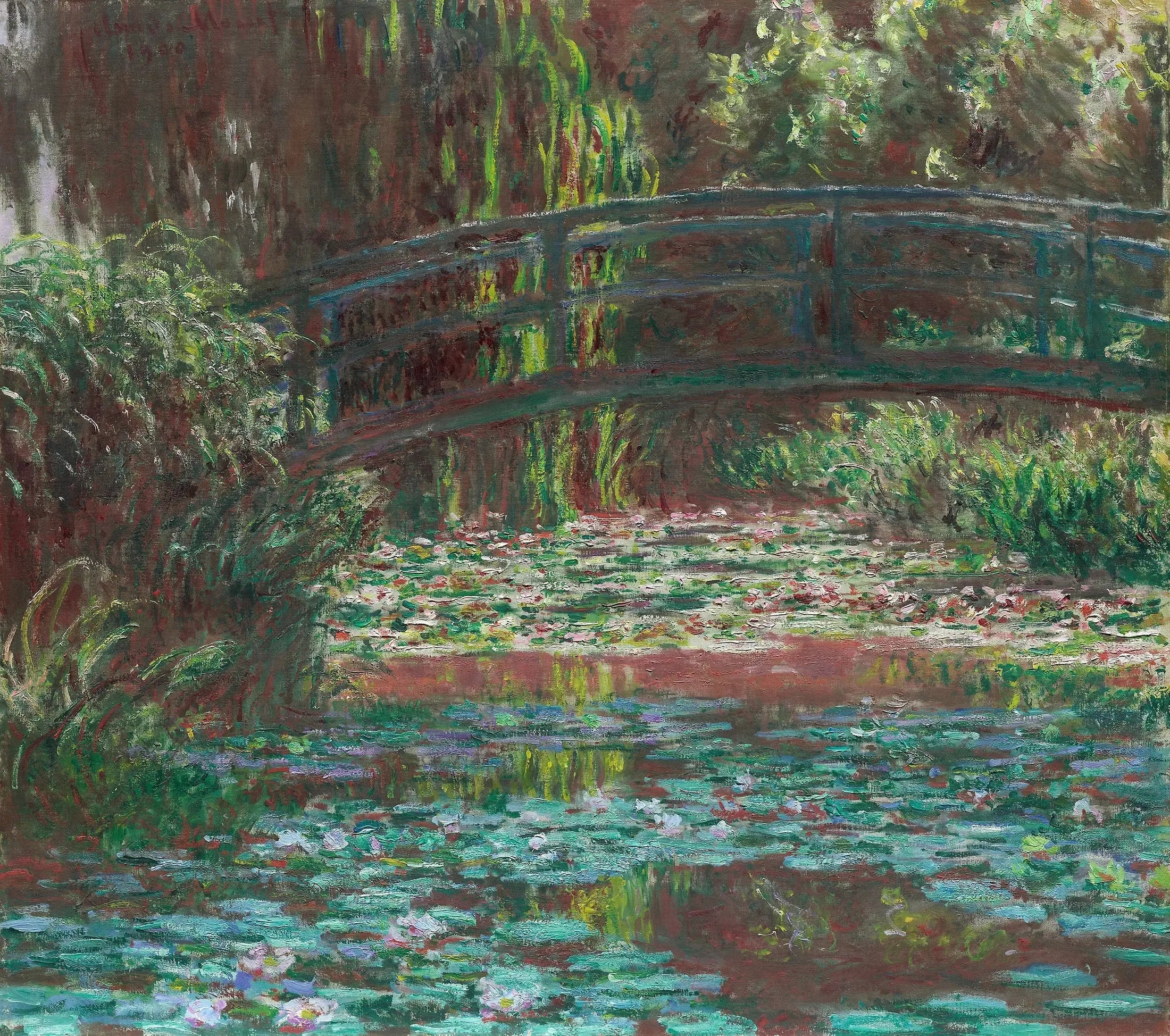 La piscine de l'eau - Claude Monet image 1 reproduction de peinture à l’huile