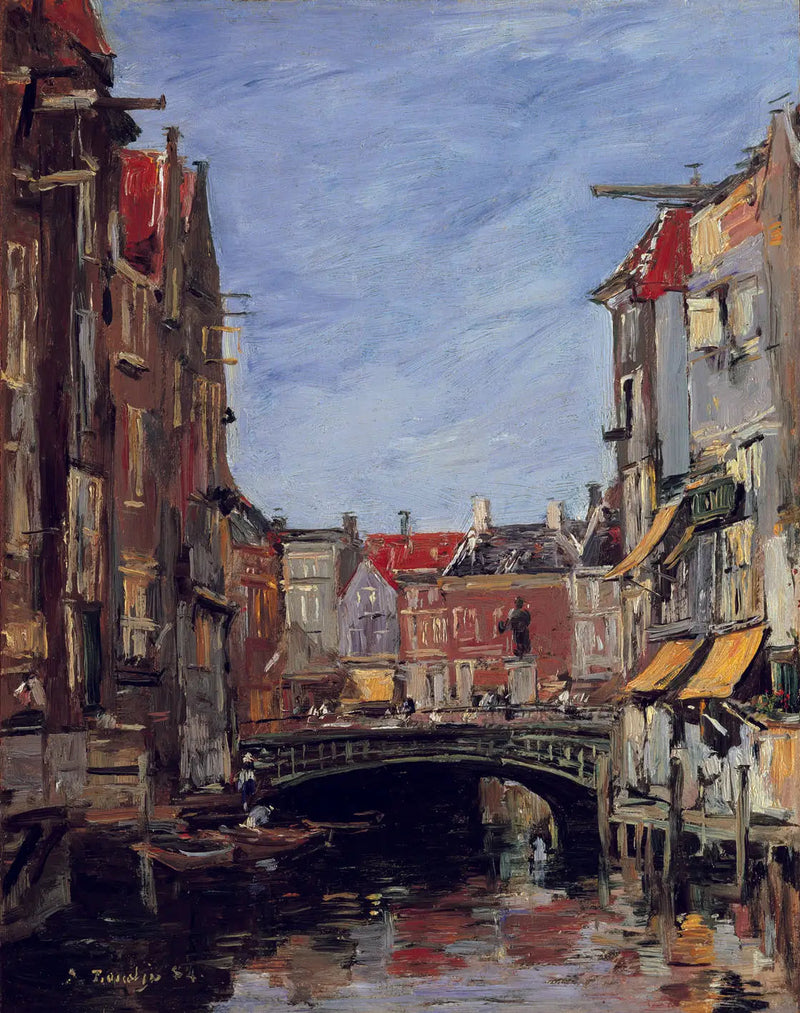Plassen Ary Scheffer, Dordrecht - Eugène Boudin