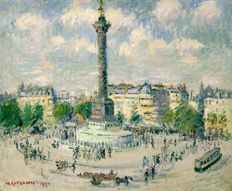 Plassen ved Bastille - Gustave Loiseau