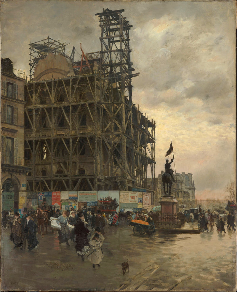 Plassen ved Pyramide - Giuseppe De Nittis
