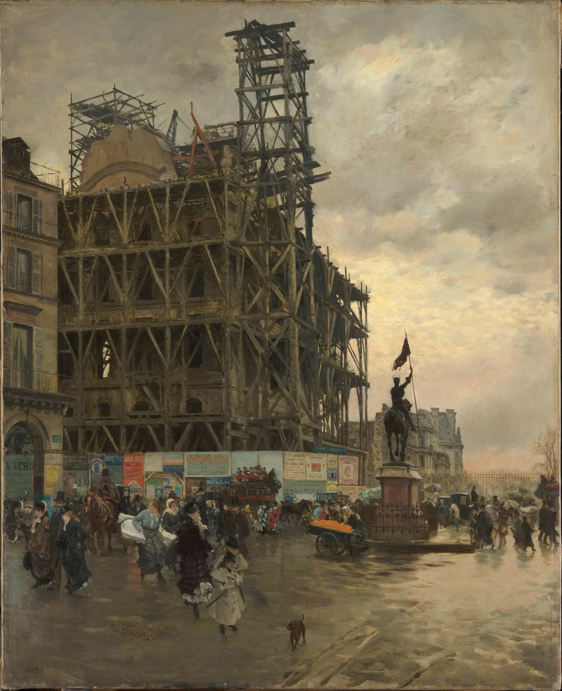 Plassen ved Pyramide - Giuseppe De Nittis