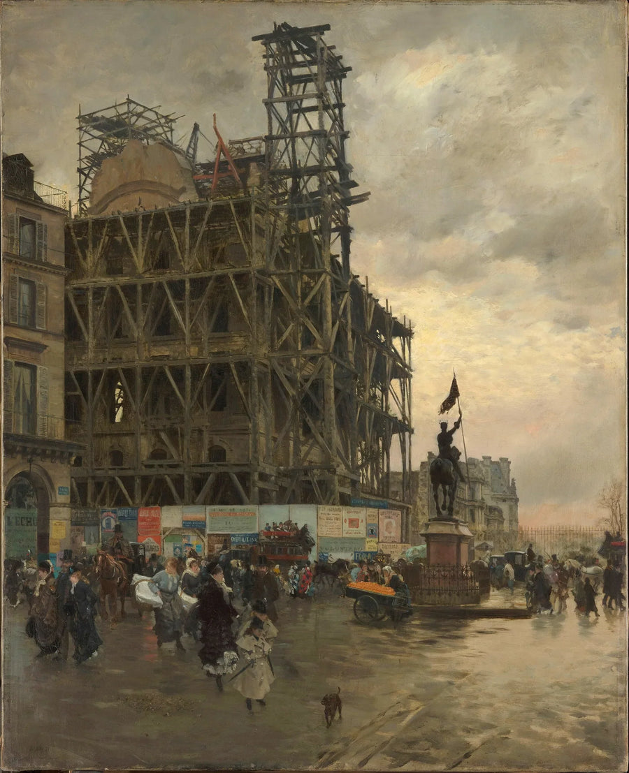 Plassen ved Pyramide - Giuseppe De Nittis
