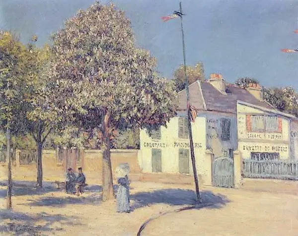 Markedsplassen (Promenaden i Argenteuil) - Gustave Caillebotte