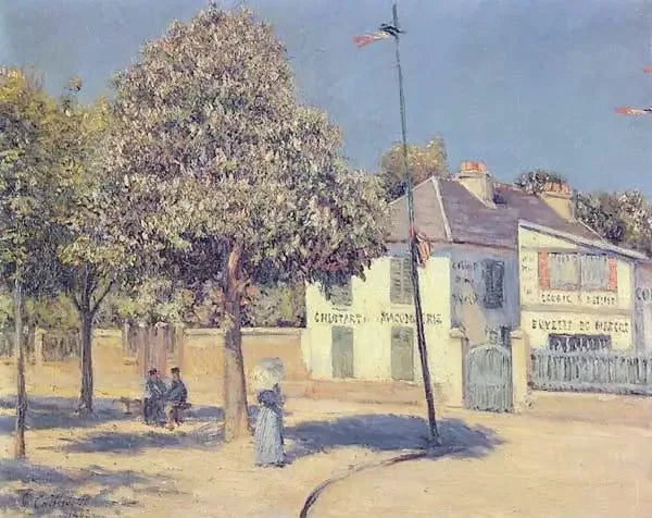 Markedsplassen (Promenaden i Argenteuil) - Gustave Caillebotte