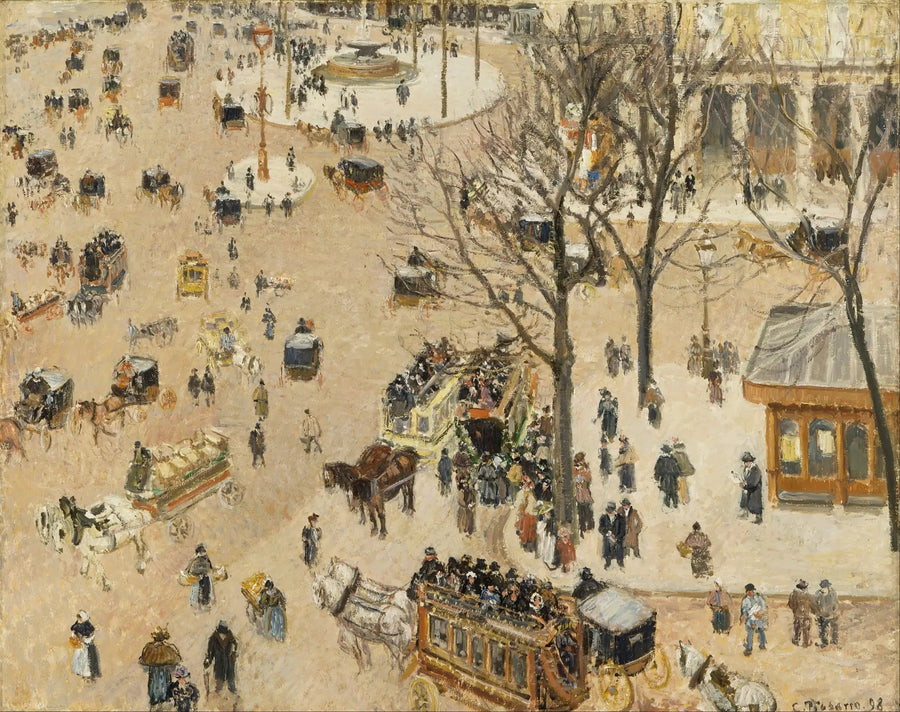 Teaterplassen Engelsk - Camille Pissarro