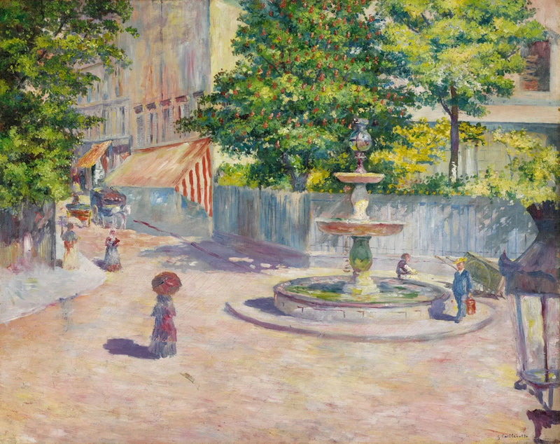 Plassen Saint-Augustin - Gustave Caillebotte