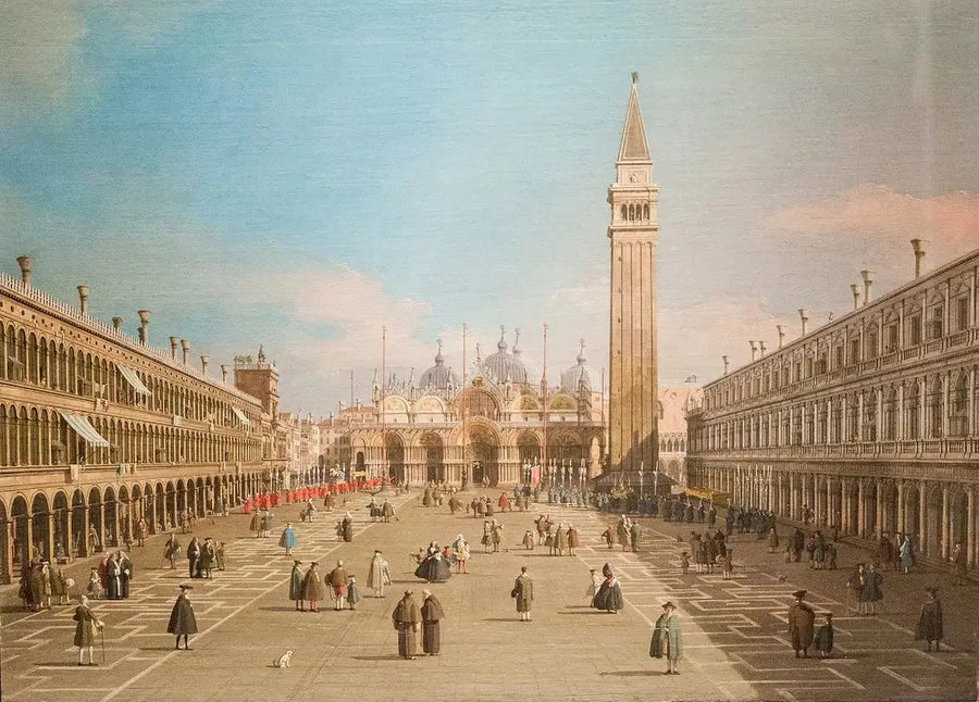 Plassen Saint-Marc og basilikaen, Venezia - Canaletto

Source:
La Place Saint-Marc et la Basilique, Venise - Canaletto