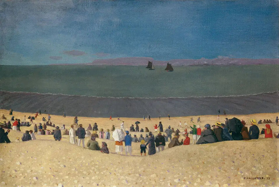 Stranden i Honfleur - Félix Vallotton

Source:
La plage à Honfleur - Félix Vallotton