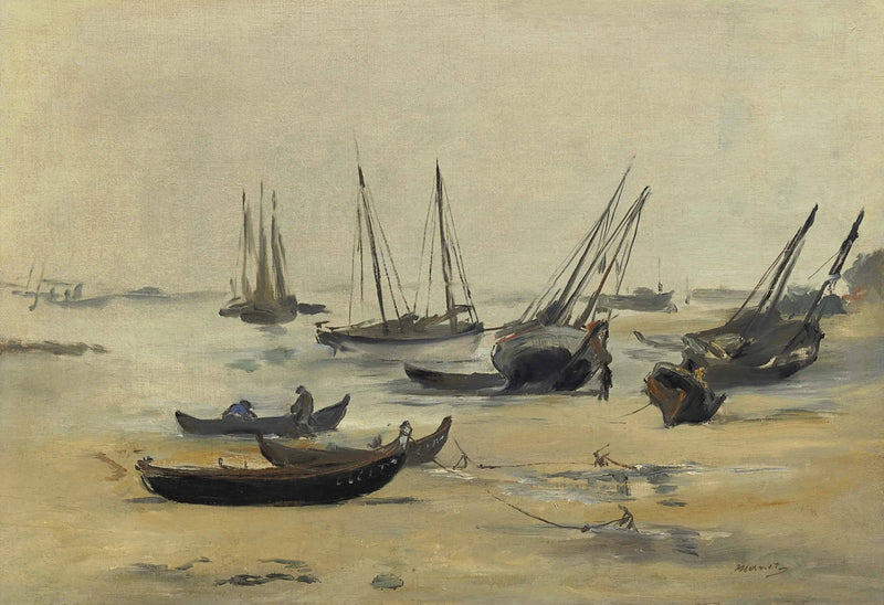 Lavvannstrand - Édouard Manet
