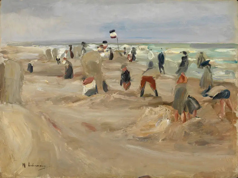 Stranden i Noordwijk - Max Liebermann