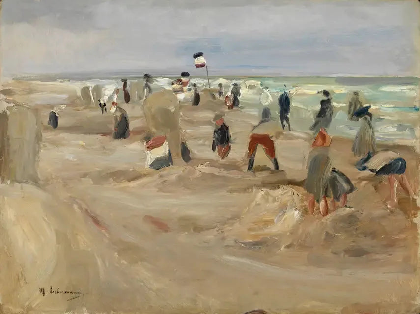 Stranden i Noordwijk - Max Liebermann