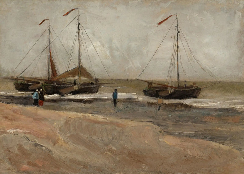 Stranden i Scheveningen - Vincent van Gogh