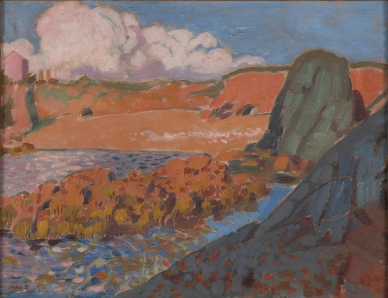 Den røde stranden - Maurice Denis