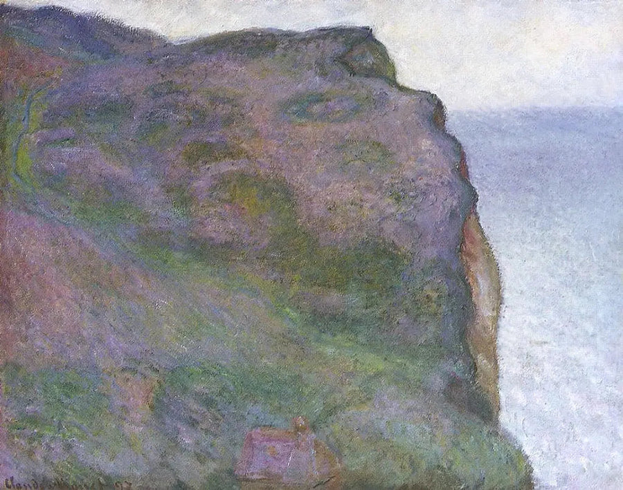 La Pointe du Petit Ailly, grått vær - Claude Monet