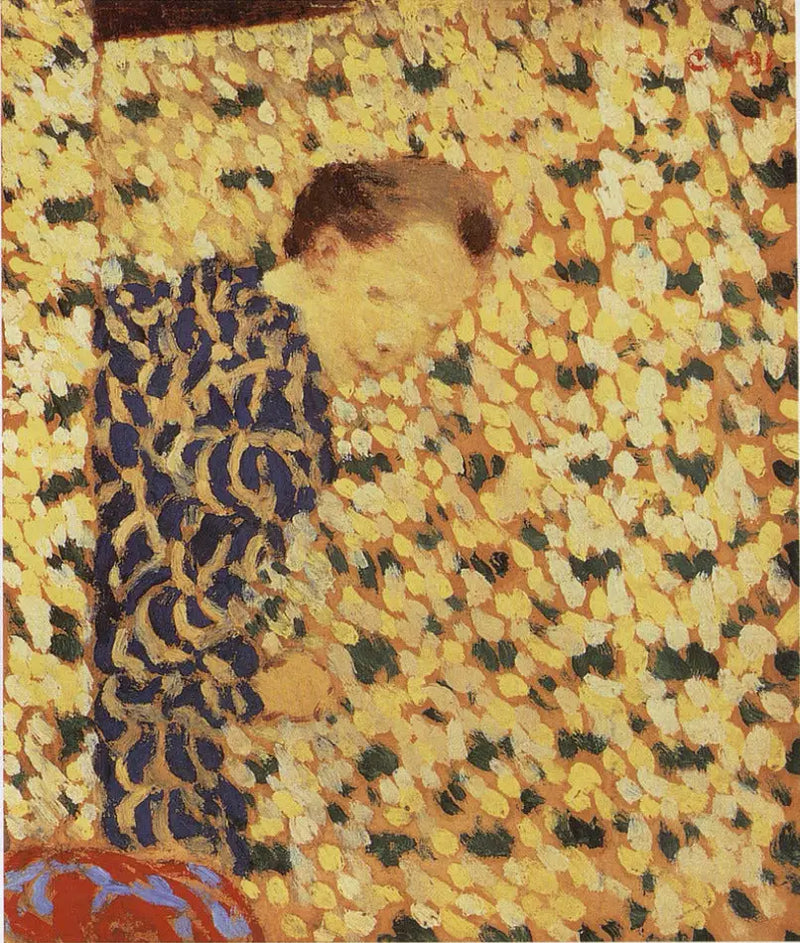Den delvis åpne døren - Édouard Vuillard