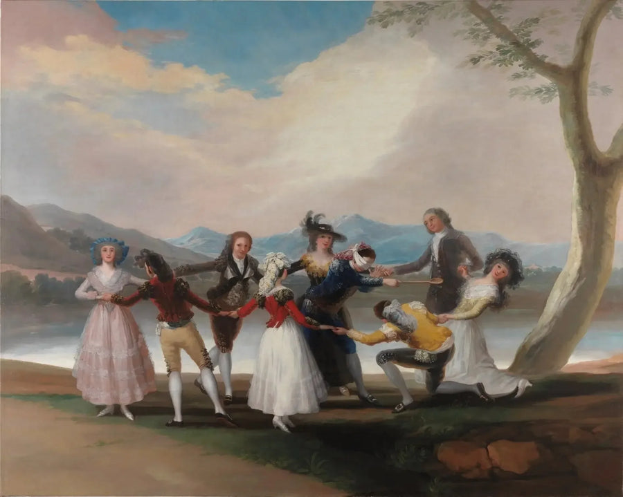 Den blinde høna - Francisco de Goya