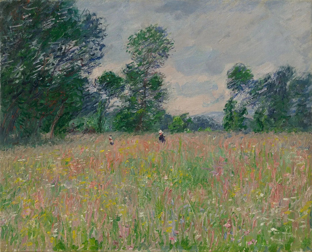 La prairie aux fleurs - Claude Monet image 1 reproduction réalisée par Alpha Reproduction