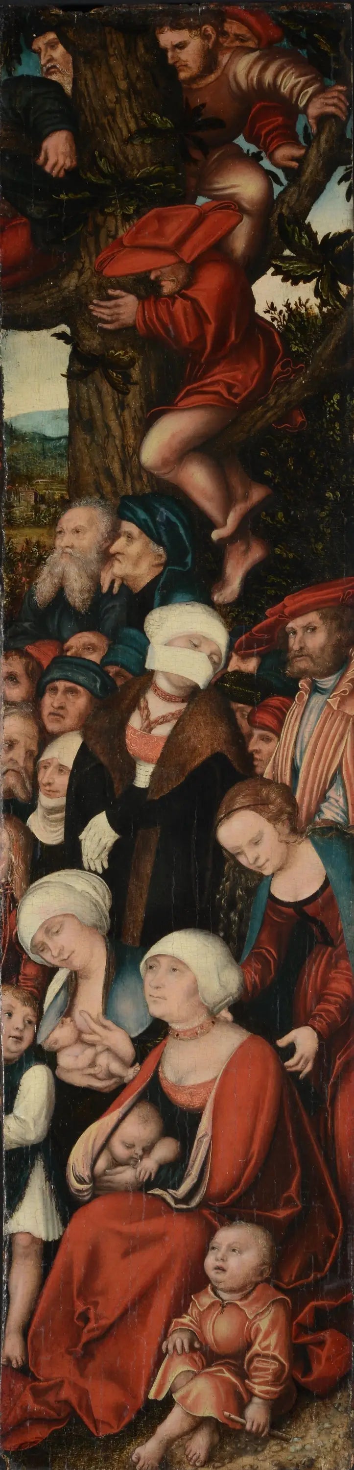 Prekenen til Johannes Døperen - Lucas Cranach den eldre