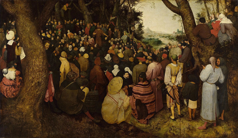 Johannes Døperens Preken - Pieter Brueghel den eldre