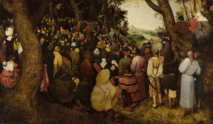 Johannes Døperens Preken - Pieter Brueghel den eldre