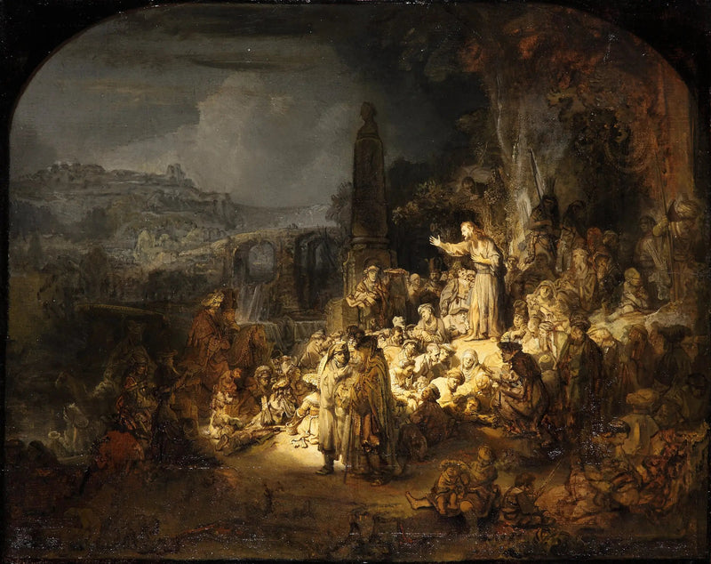 Døperen Johannes' forkynnelse - Rembrandt