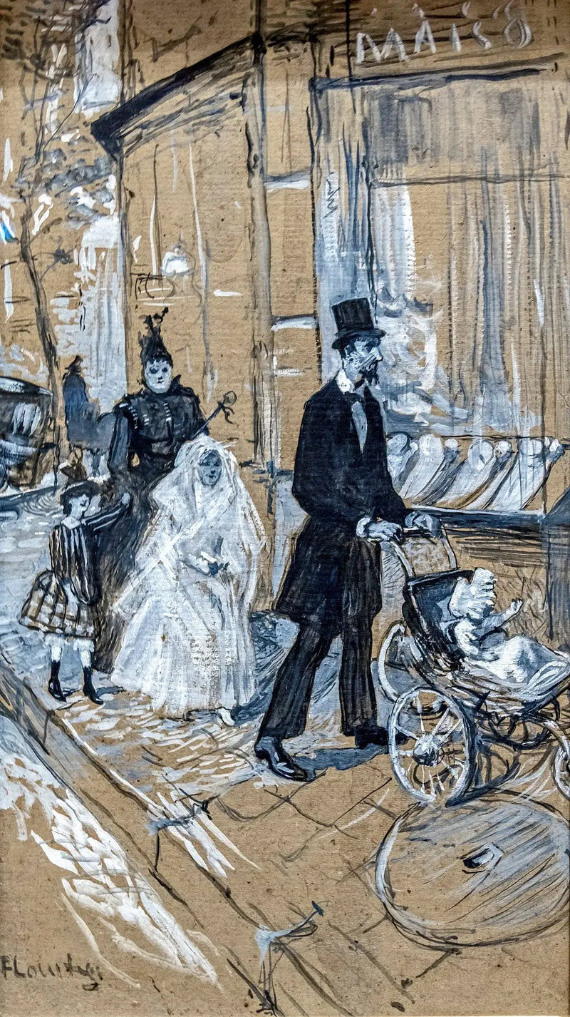 Den første kommunion - Henri de Toulouse-Lautrec