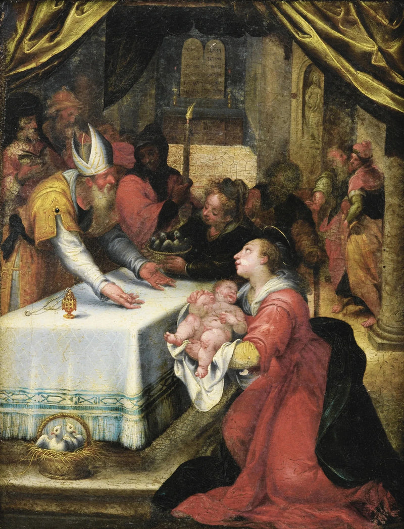 Jesu innvielse i tempelet - Denis Calvaert