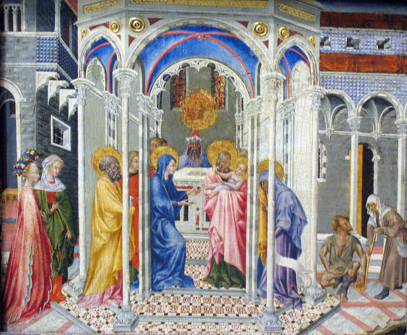 Jesu innvielse i tempelet - Giovanni di Paolo