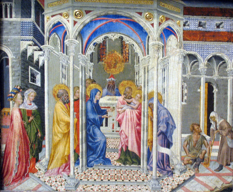 Jesu innvielse i tempelet - Giovanni di Paolo