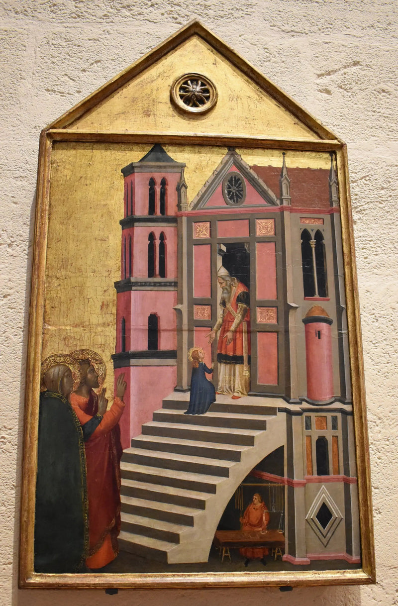 Presentasjon av Jomfru i tempelet - Giotto