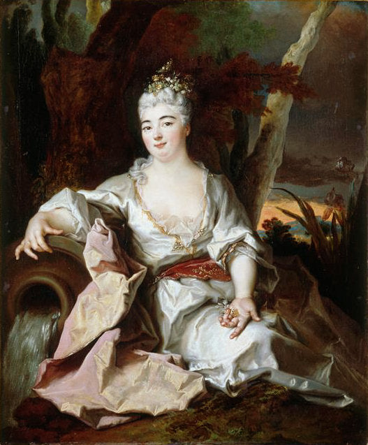 La Princesse Palatine en source - Nicolas de Largillière image 1 copie peinte à la main à l’huile