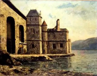 Fengslet ved innsjøen - Gustave Courbet