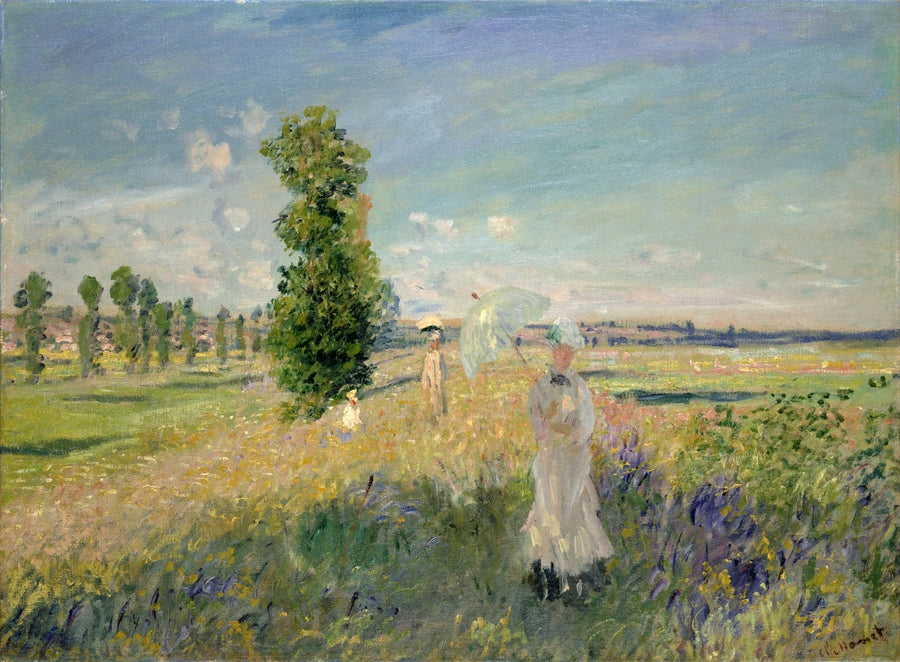 The Walk in Argenteuil W379 - Claude Monet