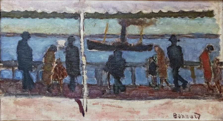 Turen langs elvebredden - Pierre Bonnard