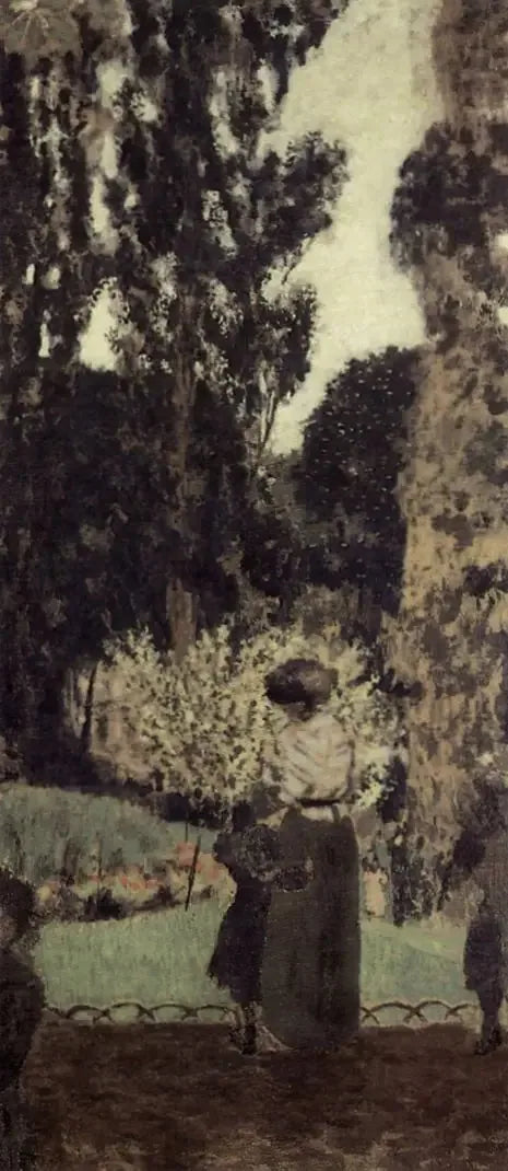 Promenaden. Le square des Batignolles - Édouard Vuillard