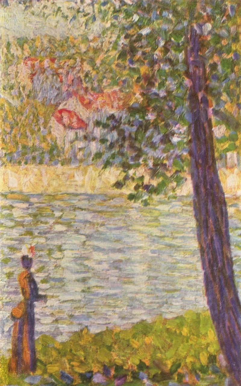 Den morgenlige spaserturen - Georges Seurat