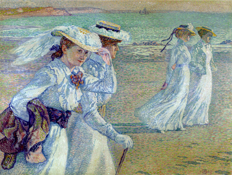 Promenaden - Théodore van Rysselberghe