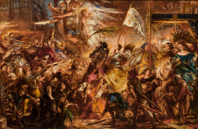 Orléans jomfru - Jan Matejko

Source:
La Pucelle d'Orléans - Jan Matejko