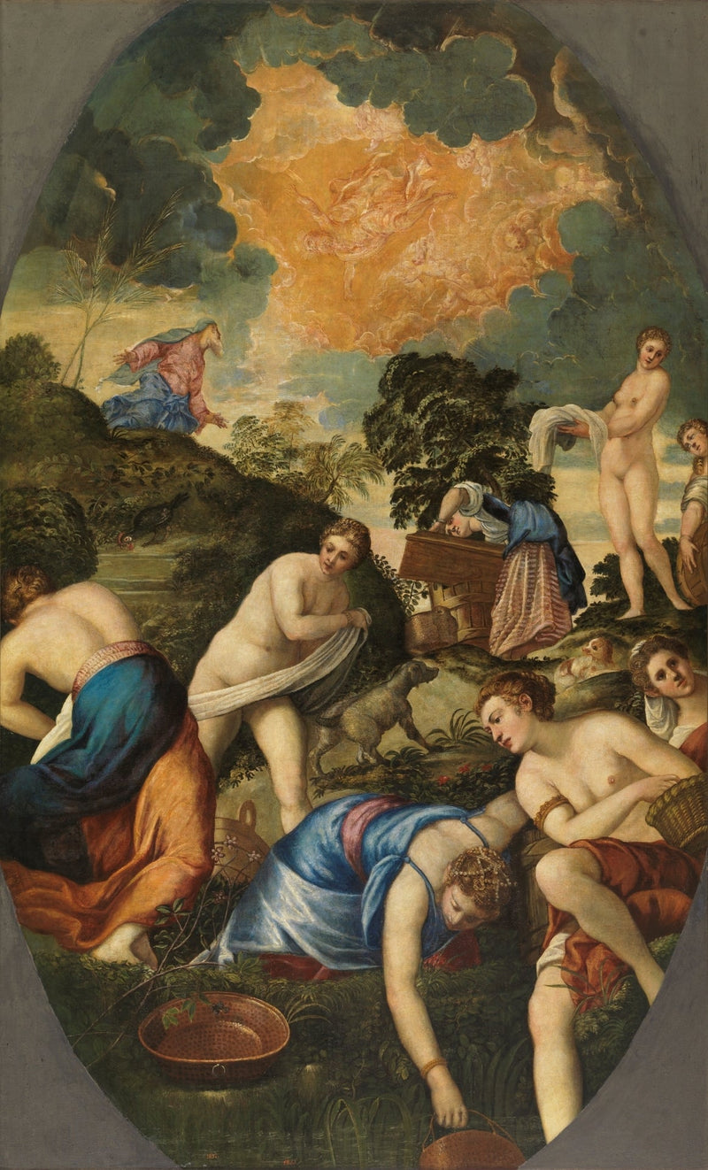 Renselsen av madianittjente - Jacopo Tintoretto