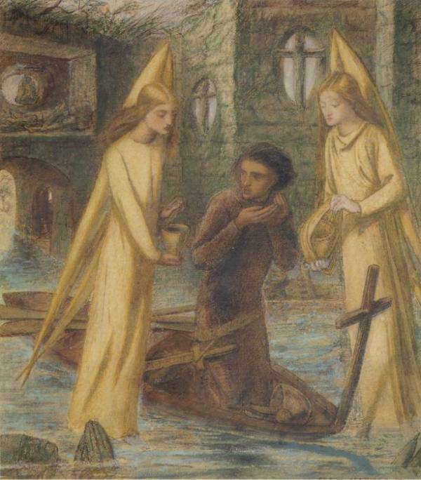 Søken etter Den hellige gral - Dante Gabriel Rossetti